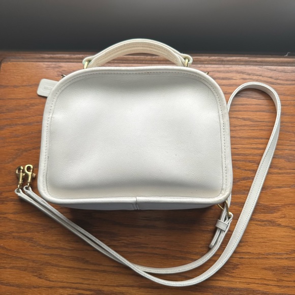 COACH vintage LUNCH BOX ZIP🔥9991🔥HTF White - Picture 3 of 14